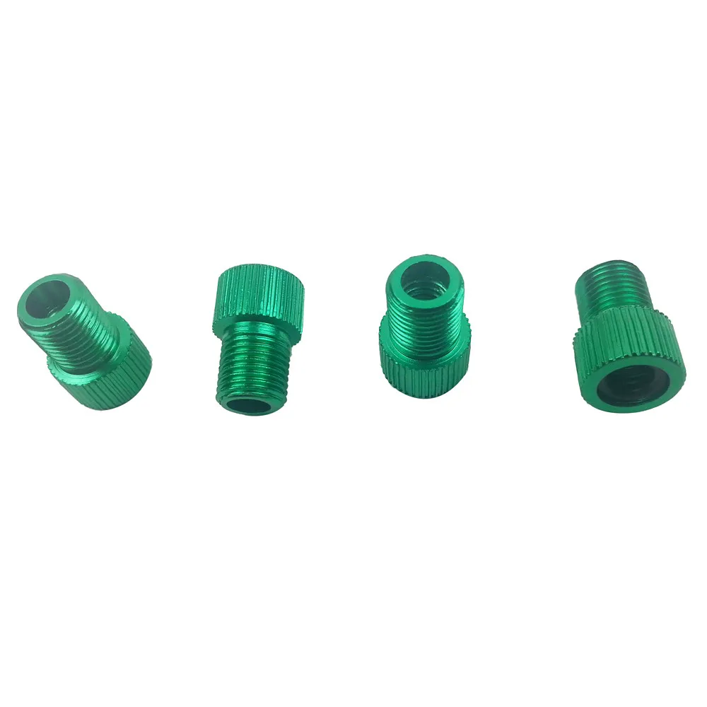 Aluminum Green Adapter Converter Bike Pump Accessories Cycling French Valve Bike Accessories Inflation Pump Replacement Part T1