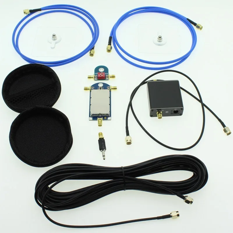 Short-wave Small-loop Antenna 50K-500MHz Full-band Ring Active Receiver HF AM FM VHF UHF SDR