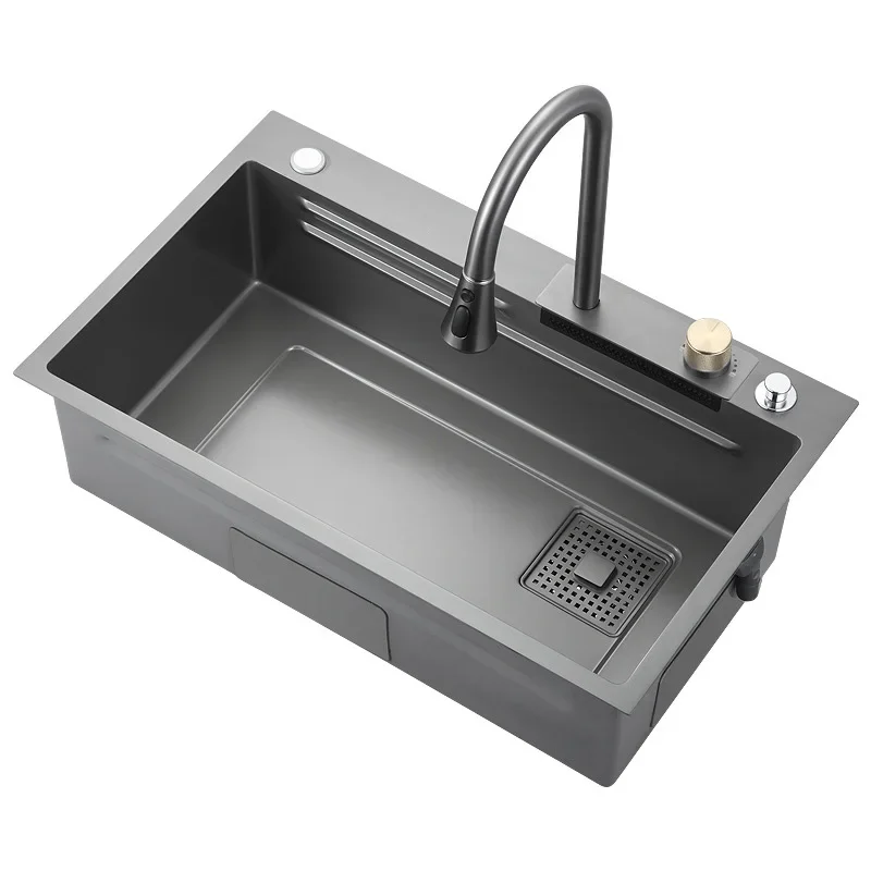 Sanitary Ware Wash Basin Single Bowl Stainless Steel Raindance Nano Handmade Kitchen Above Counter Sink