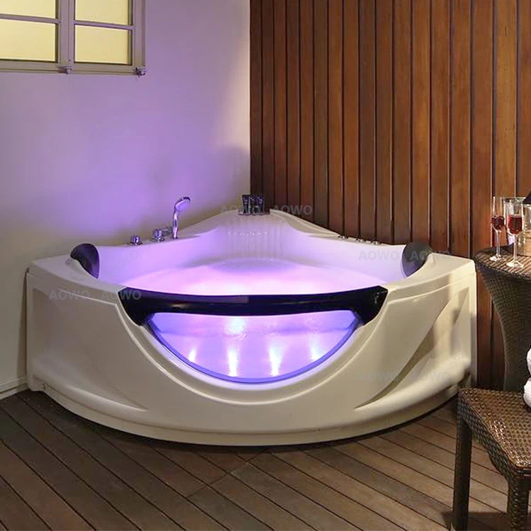 

AOWO High Quality Corner Bathtub Family Spa Tubs Jacuzzis Interior Prefab Homes Energy Saving Yacuzzi Sap Bathtubs Plug In Spa