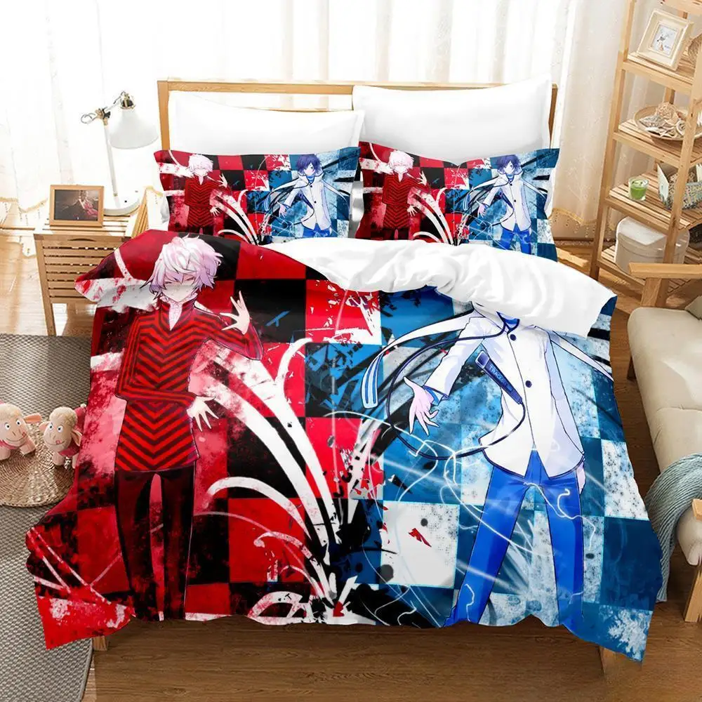 Fashion 3D Print Anime Devil Survivor 2 Bedding Set Single Twin Full Queen King Size Bed Set Adult Kid Bedroom Duvet Cover Sets