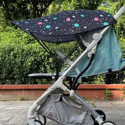 Stroller Sunshade Cover Universal Extended Sun Shade Stroller Shading Umbrella UV Protection Canopy Stroller Accessories