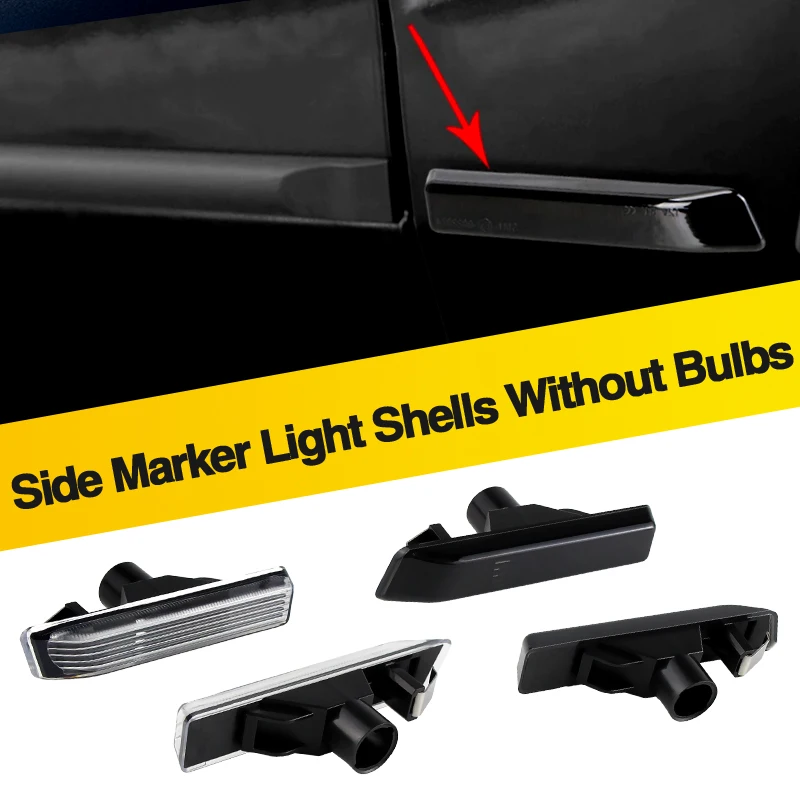 

2PCS Only Shells For BMW X5 E53 1999-2006 Side Turn Signal Light Lamp Covers For BMW 3 Series E36 Facelift model 1996-1998