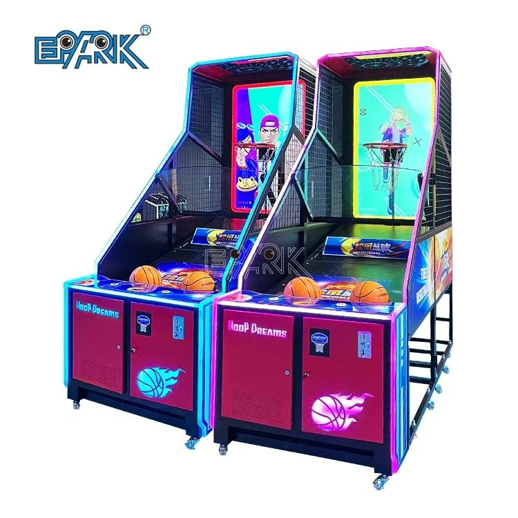 Earn Money Coin Operated Basketball Shooting Machine Maquina De Baloncesto Basketball Machine For Amusement Park