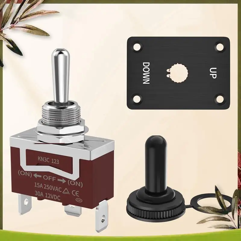 

AB98-кулисные тумблеры, обратный переключатель мгновенной полярности, 6-контактный, 3-позиционный (ВКЛ)-ВЫКЛ-(ВКЛ) с пластиной вверх/вниз для лодки на колесах