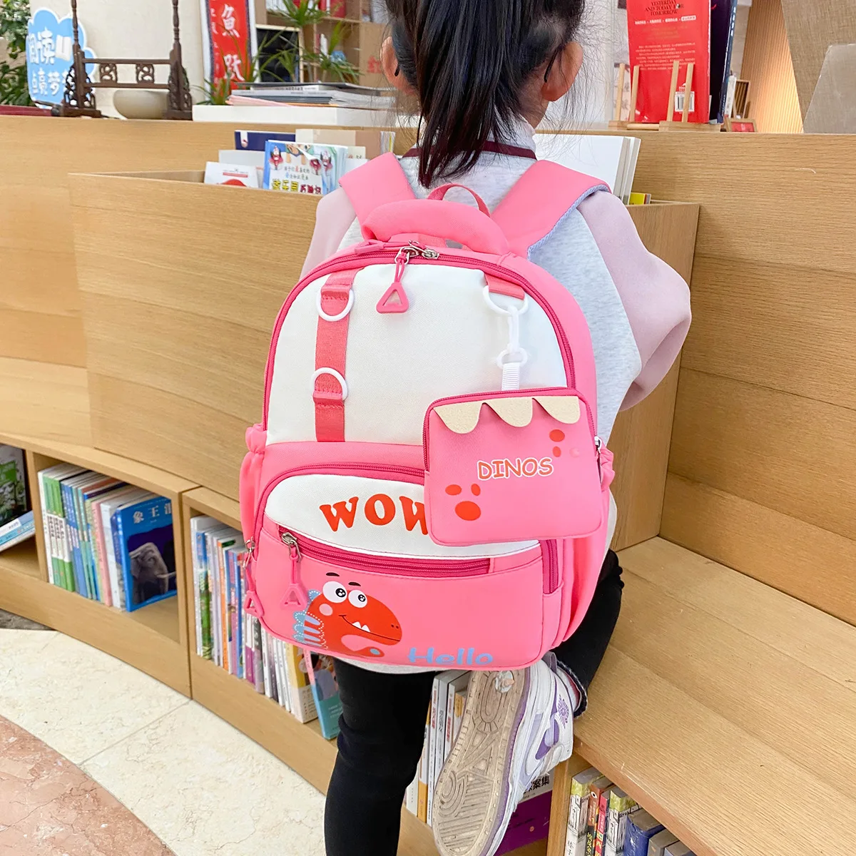 Dinosaur Preschool Backpack for Kids, Cute Cartoon School Backpack for Boys & Girls Children's backpack school bag