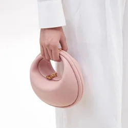 4 Styles Handbags Ladies Leather Crescent Bag with Magnetic Buckle Shoulder Crossbody Fashion Trend Moon Bend Bag Armpit Bag