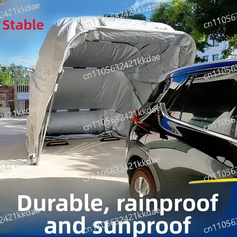 

Складной навес для защиты от солнца, полуавтоматический/полностью автоматический мобильный складной гараж для парковки автомобиля