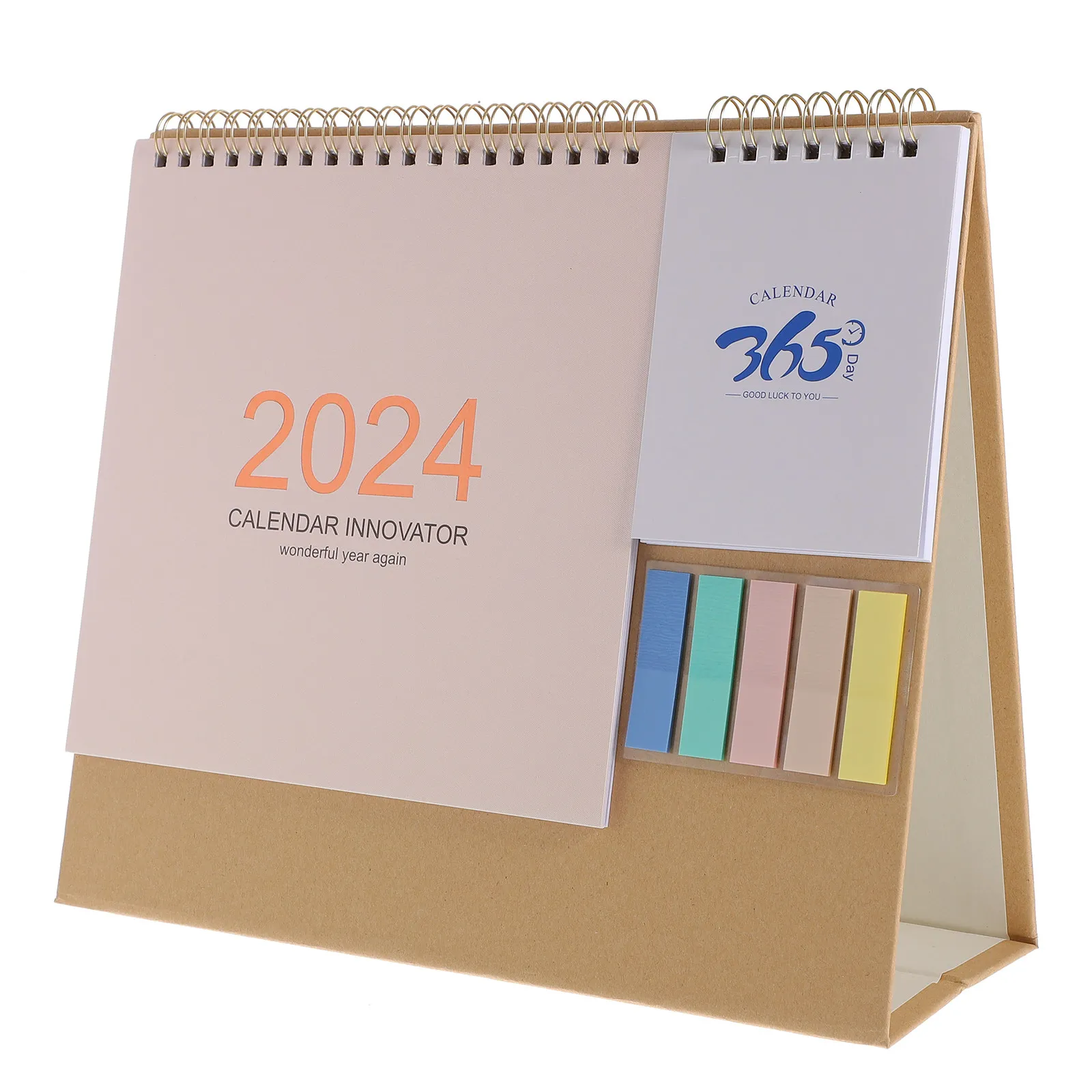 

Настольный календарь на 2024 год в минималистичном современном стиле, бумажный, с откидными страницами, для ежедневного планирования, офисный настольный календарь, декоративный органайзер для заметок
