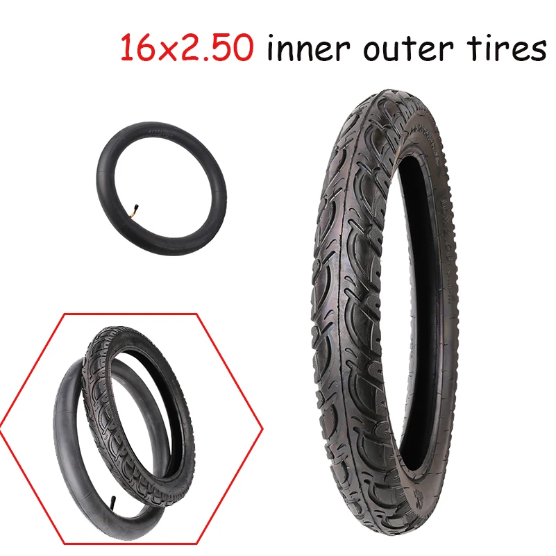 AliExpress NONE 16x2.50 16 Inch Outer Tyre And Inner Tube For Inmotion V10 V10F Unicycle Bike Foldable Bicycle Electric Scooter Tire Part