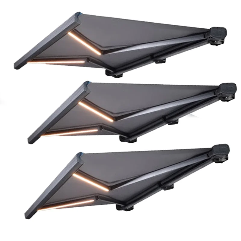 

Выдвижной электрический навес для балкона, раскладной тент для двора, сада и ресторана