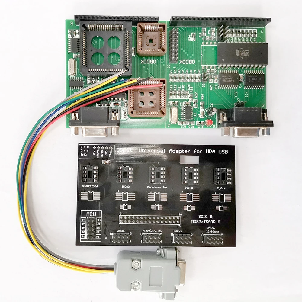 Upa Usb Programmeur V1.3 Volledige Kit Universele Adapter Uupa Tms Nec Eeprom Board 8 Soic Clip Upausb 1.3 S Jumper connector Kabel