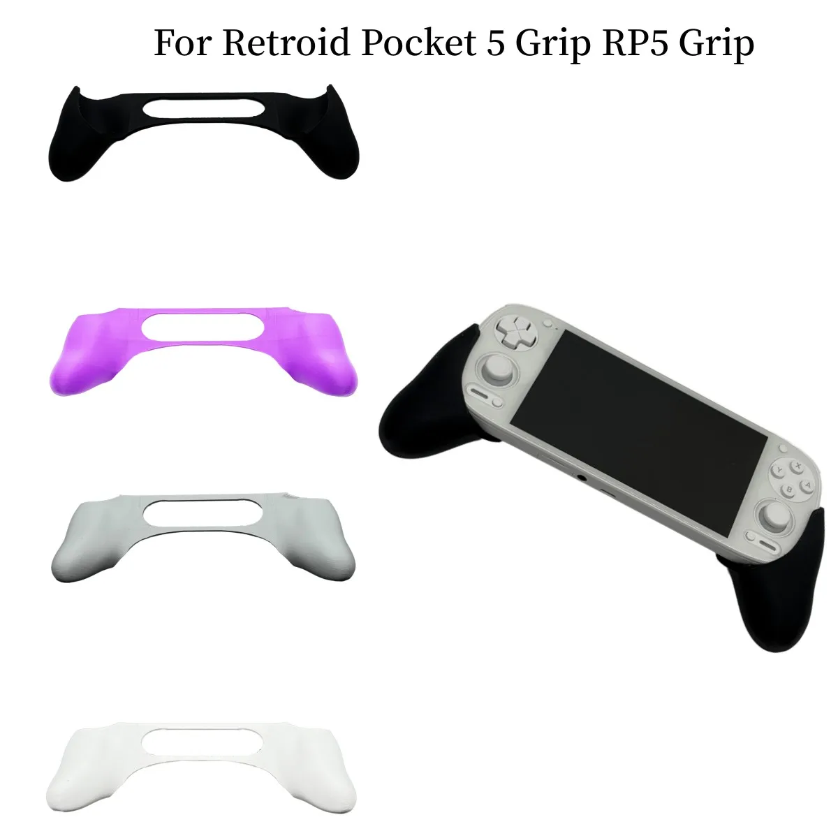 

3D Printed Console Accessories For Retroid Pocket 5 Grip RP5 Grip Handle Comfortable Controller Ergonomic Design