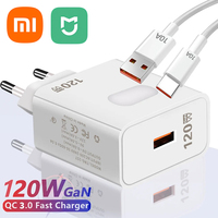 Xiaomi GaN USB Charger Fast Charging High Speed Charger QC 3.0 Universal Mobile Phone Adapter For iPhone 14 Huawei 60 Samsung