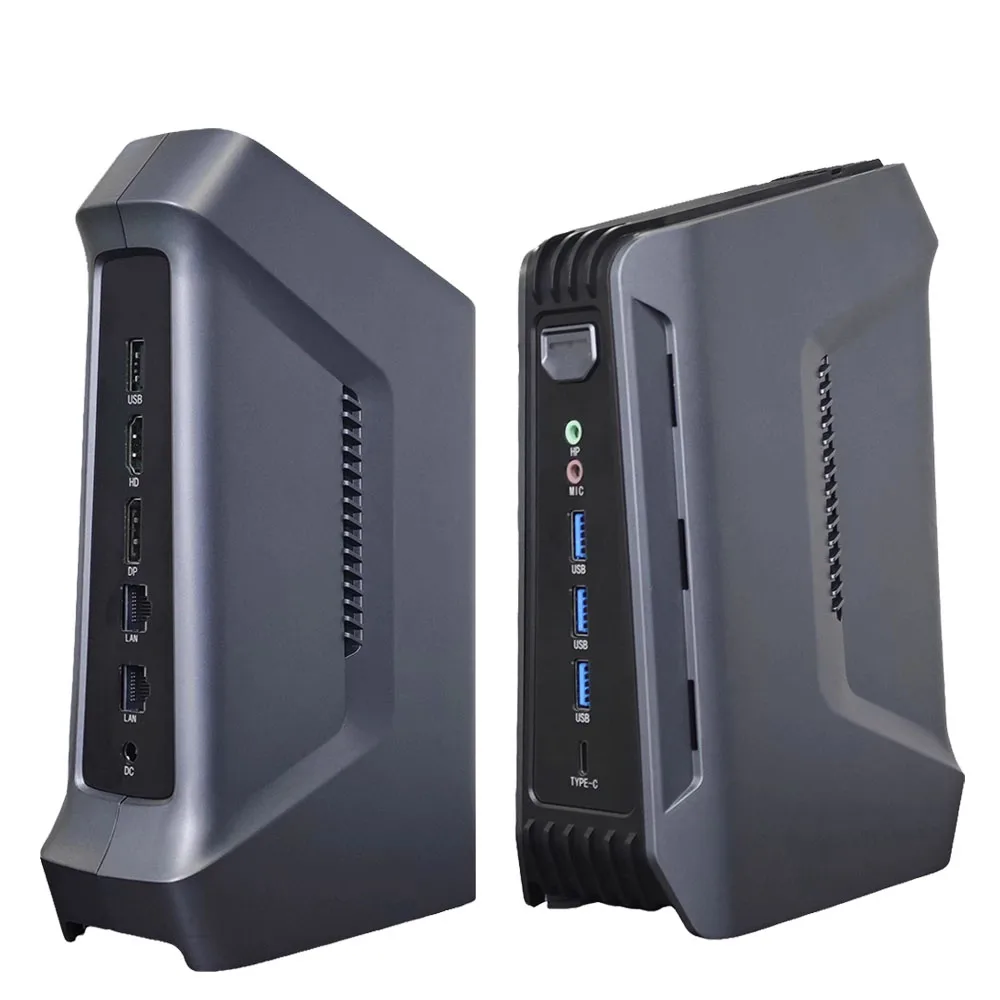 Intel N150 Dedicated Mini PC with Nvdia MX550 4G GDDR6 Gaming Office Desktop Computer 1xHD 1xDP 1xType-c 2xLAN Windows 11