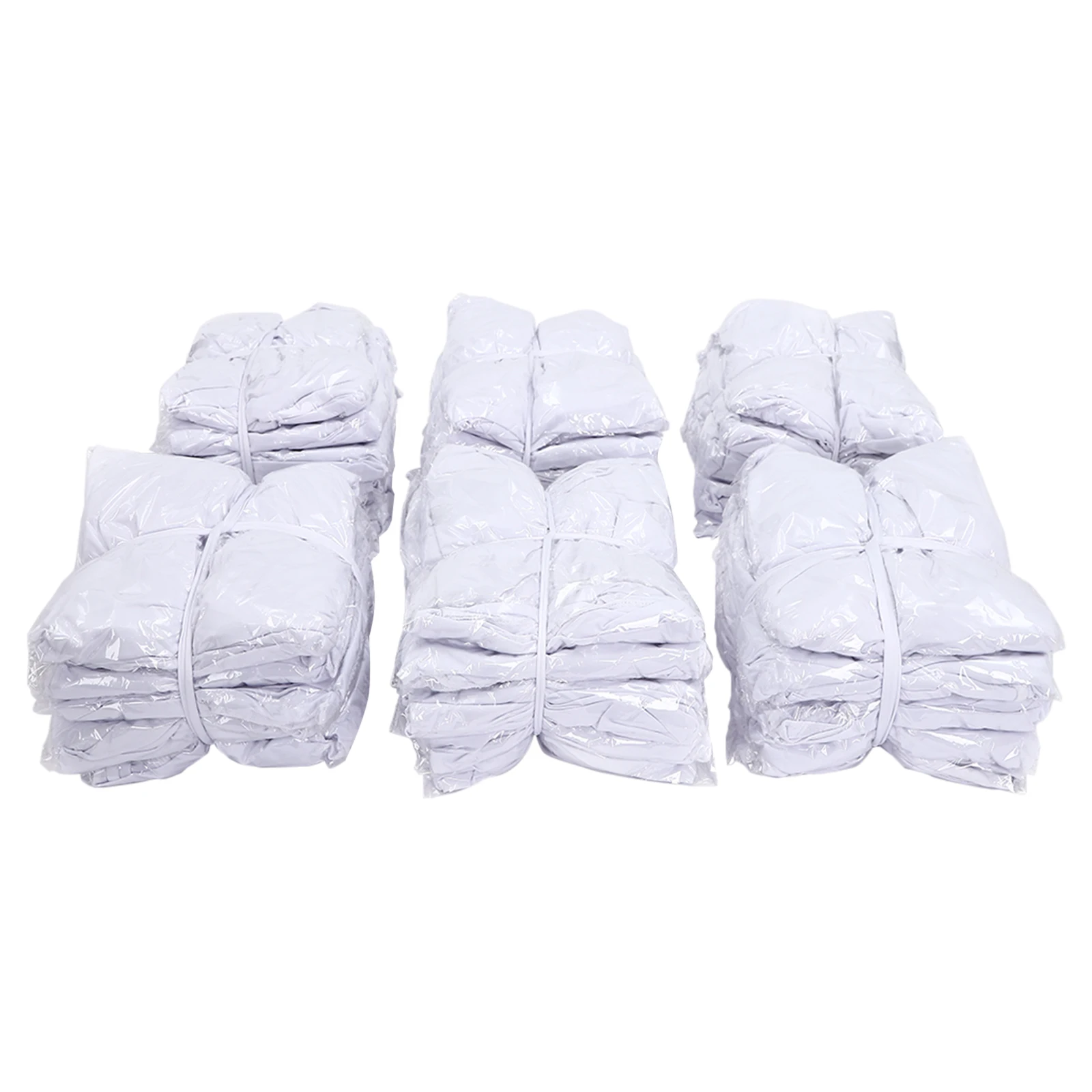 30-delige stretch spandex klapstoelhoezen, gegolfd rokontwerp, universele hoes voor bruiloft, feest, banket