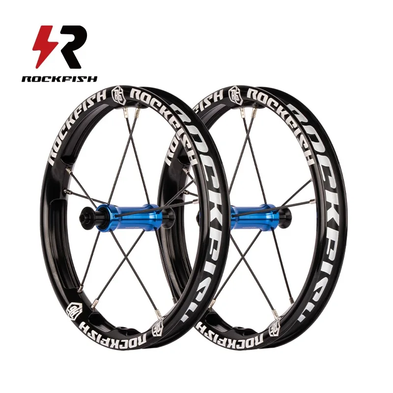 ROCKFISH K02 12インチホイールセット Rockfish-子供用二層アルミニウム合金バランスセット,12インチスライド