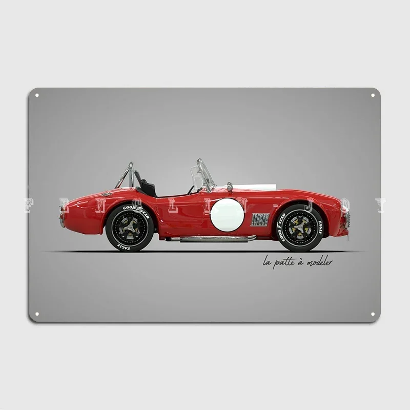 Shelby Ac Cobra Poster Metal Plaque Cinema Garage Club Bar Classic Plaques Tin Sign Posters