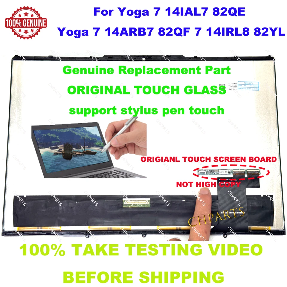For lenovo Yoga 7 14IAL7 82QE Yoga 7 14ARB7 82QF 7 14IRL8 82YL 7