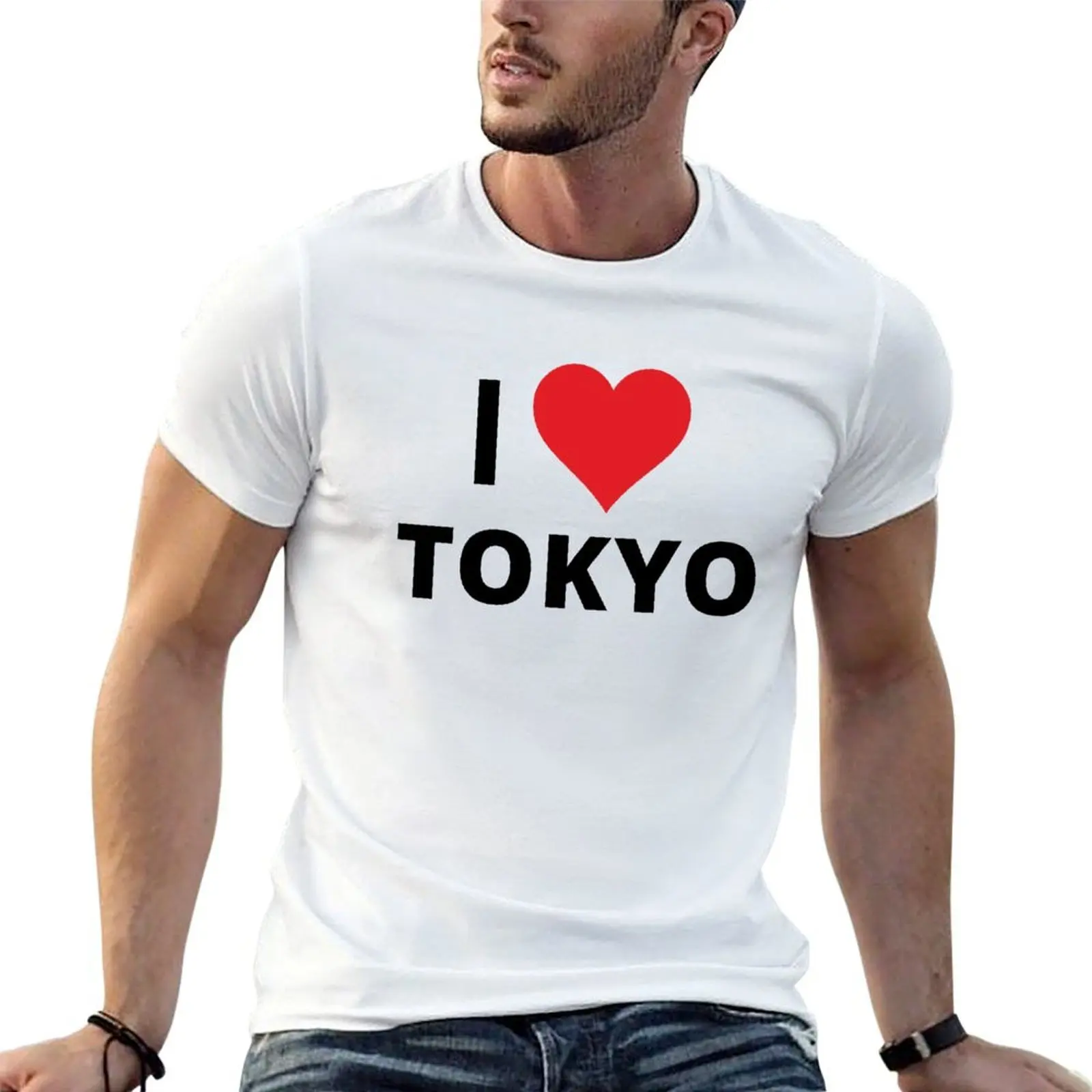 

I Love Tokyo (light) T-Shirt t shirt man cotton t shirts for man graphic funny T-Shirt
