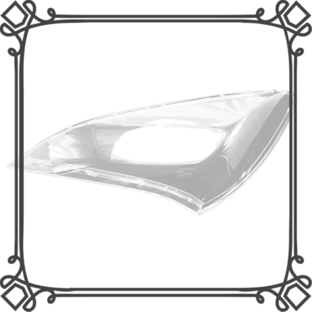 

Q2-для Hyundai Rohens Coupe 2009 2010, корпус фары, абажур, прозрачная крышка объектива, крышка фары