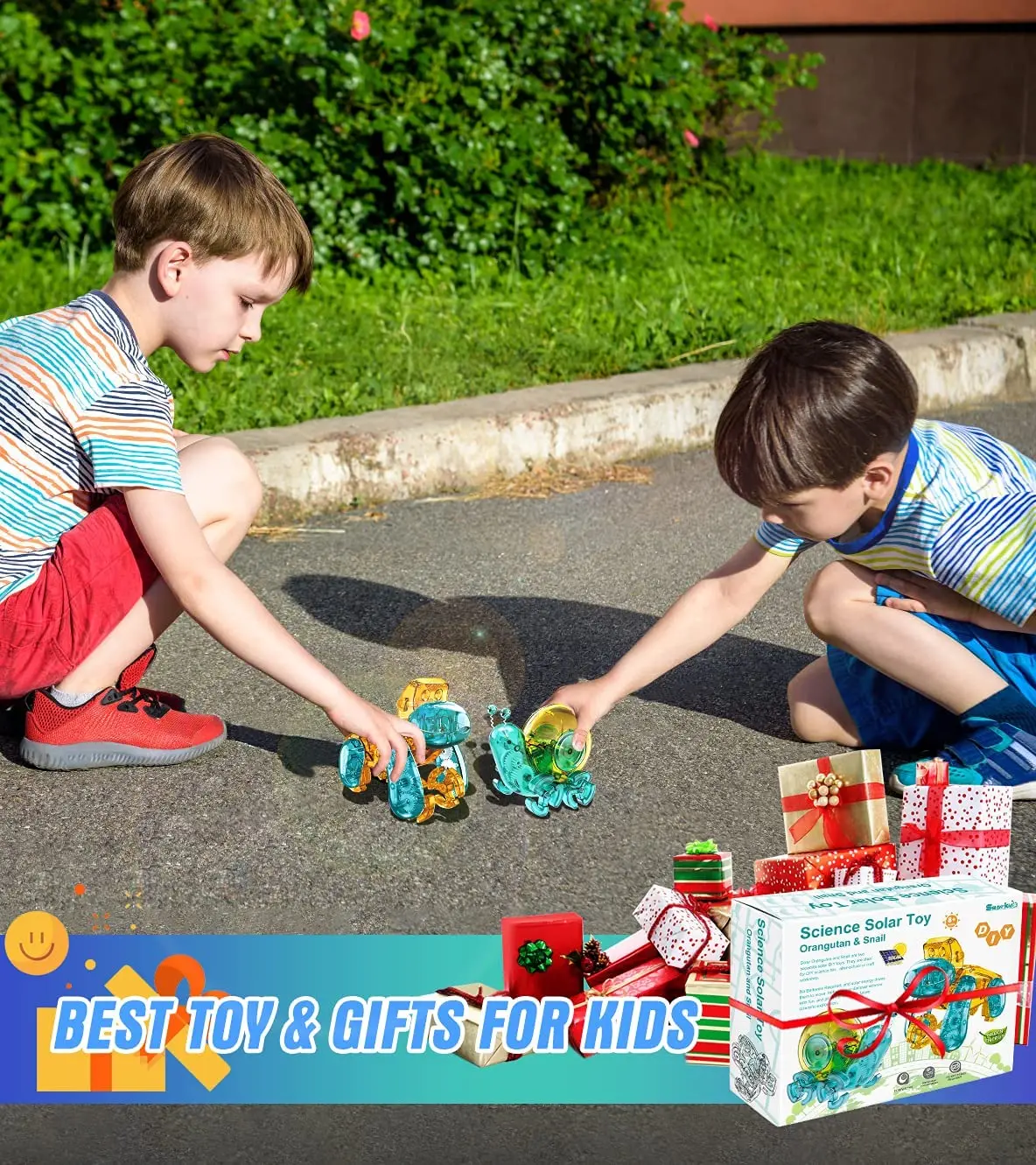 تجربة العلوم الشمسية لعبة روبوت الحلزون DIY بها بنفسك بناء بالطاقة أداة التعلم التعليم الأدوات التكنولوجية عدة لعبة للطفل هدية