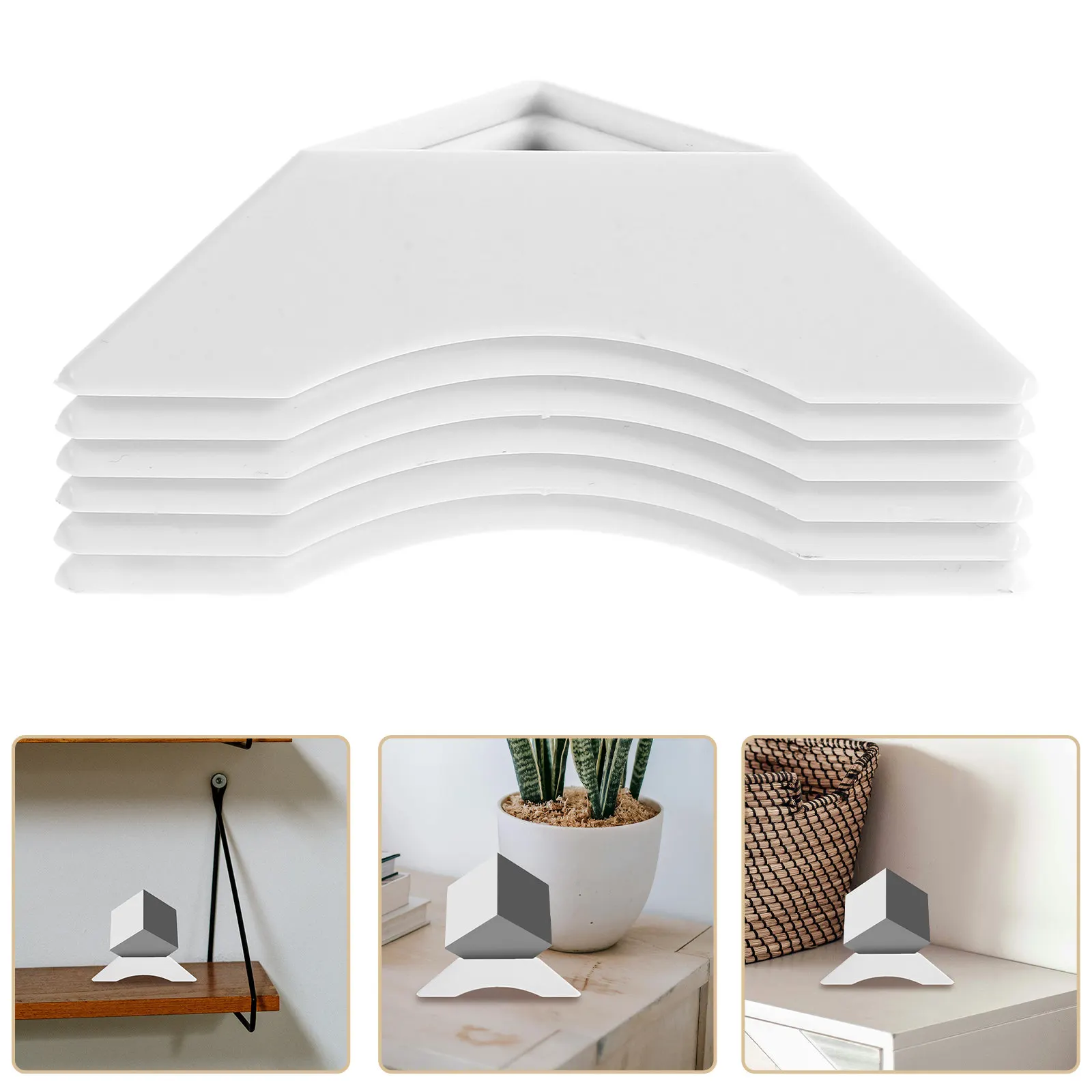 

20Pcs Cube Tripod Stand Plastic Triangle Base for Puzzle Cubes Display Holder Lightweight Portable Wear Resistant Sturdy Desktop