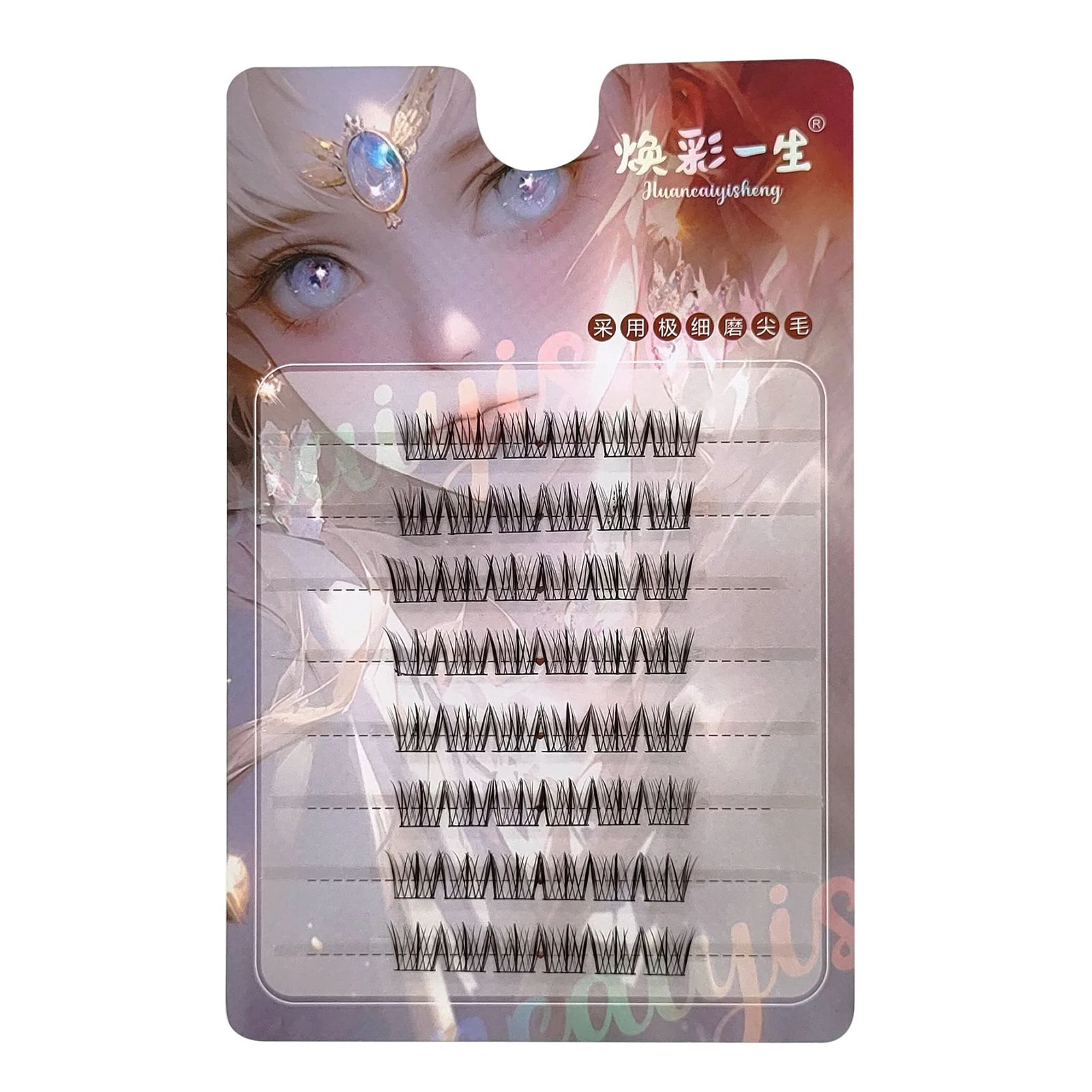 Simulation Grafted False Eyelashes Korean Women Cosplay Thick Stage Natural Eyelashes for Daily Party Extension Makeup