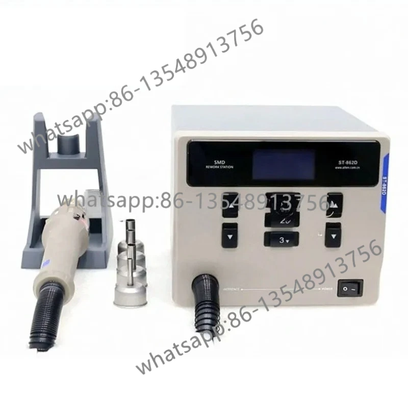 

ST-862D фен с цифровым дисплеем, функция сна, регулируемая постоянная температура для ремонта мобильных телефонов, сварочная станция