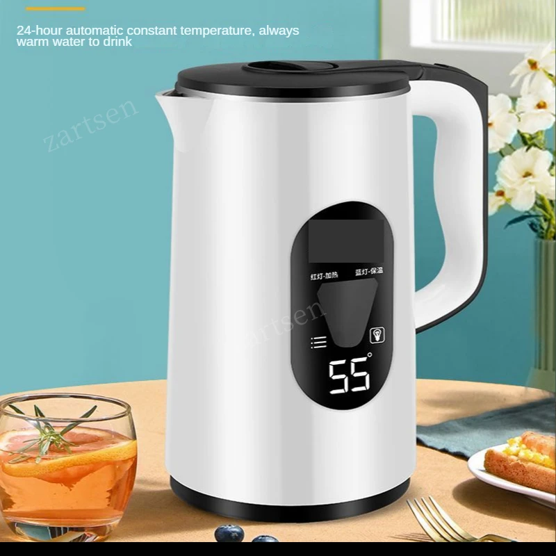 3L Constant Temperature Electric Kettle LED Display Smart Boiling Thermal Water Kettle Portable Travel Healthy Teapot