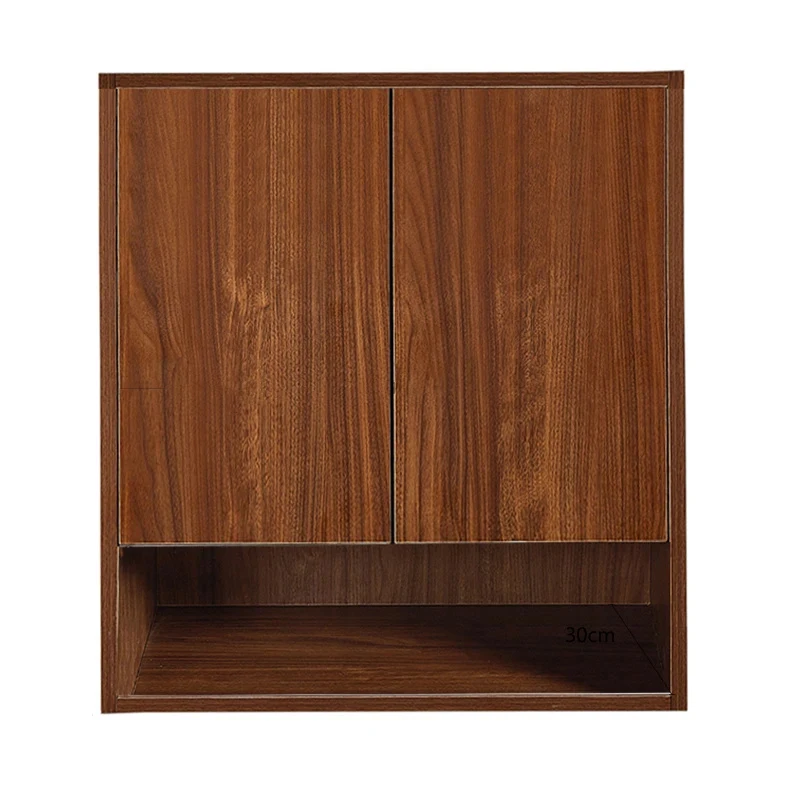 Premium Bathroom Cabinet Set - Tidings with Oak grain-Walnut grain Wall Hang Vanity Bathroom Perch Bathroom- Modern Style Design