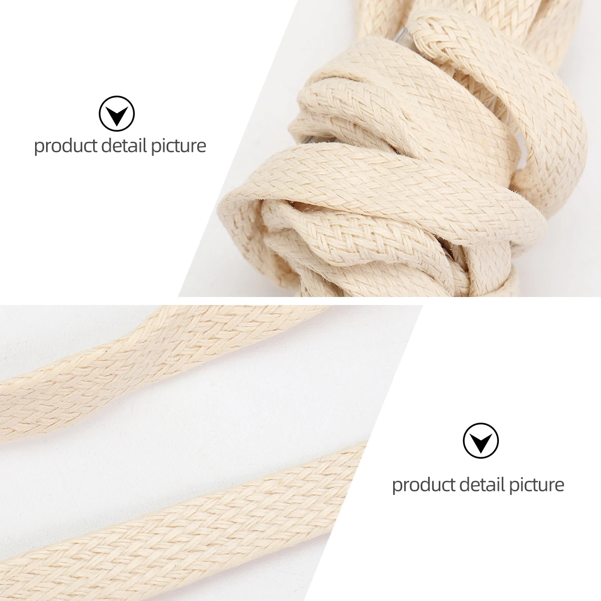 

Waxed Shoelaces Cotton Flat Casual Tie Beige Elastic Sneaker Laces Women Sport Shoe Accessories Sneakers Shoelace