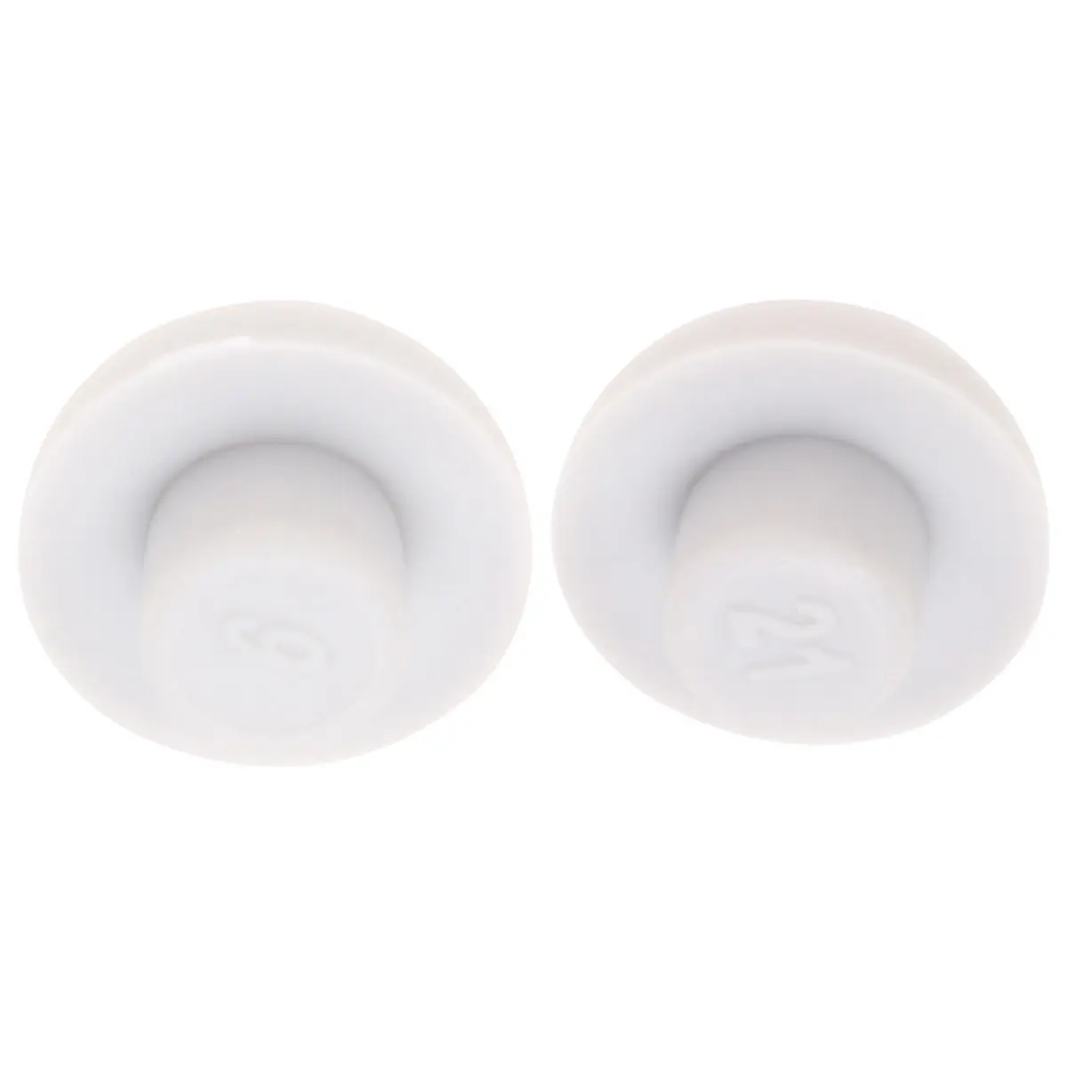 2Pcs Toilet Seat Cover Bumper Heavy Duty Plastic Buffering Pad Universal Fit Toilet Seat Lid Spacer Cushioning Gasket Sanitary