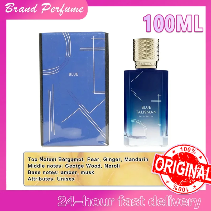 

Феромон Одеколон Аромат 100 мл Элитный Бренд thEnchantment of Blue Защитный Цветок Талисмана Унисекс Длительный Вуди Цветочный