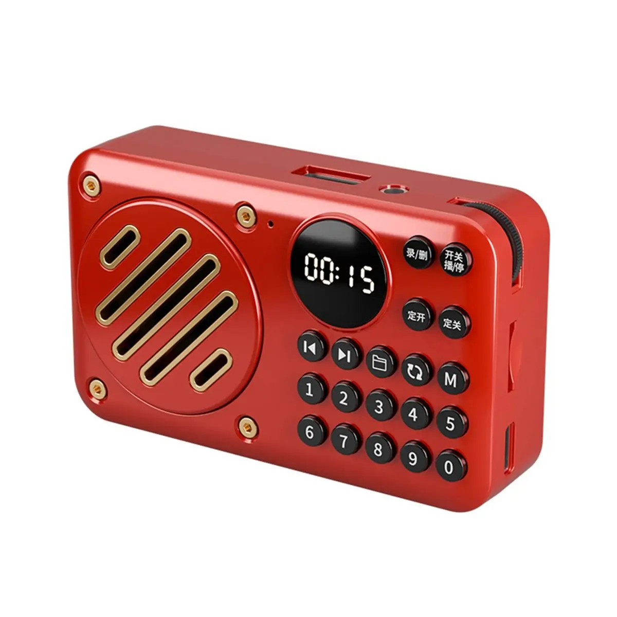 (▲★HUND)Mini Portable Bluetooth Speaker Wireless Stereo Sound Box Portable Small Recargable Ham Bluetooth Sound Box