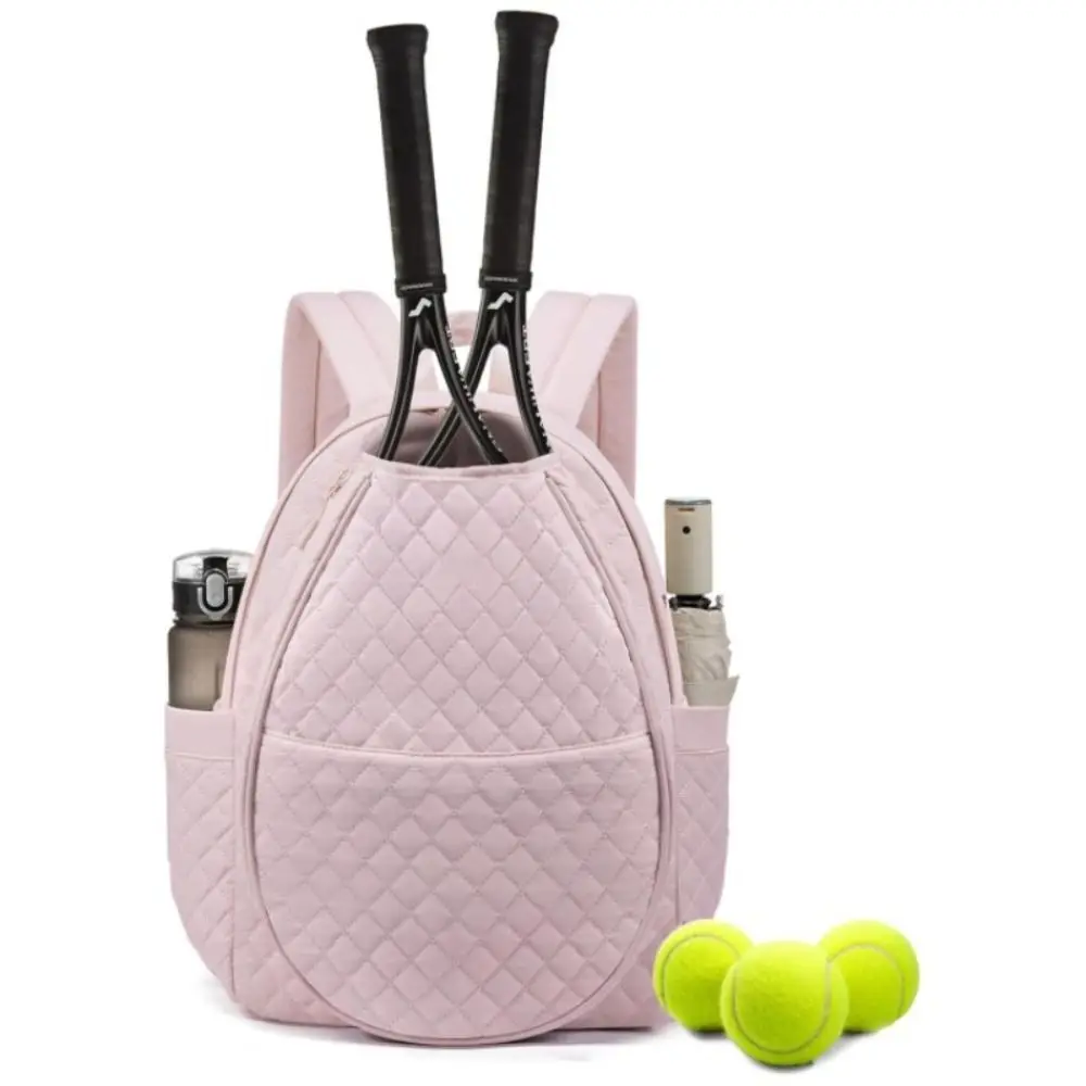 

Large Capacity Tennis Crossbody Backpack Waterproof Zipper Closure Lightweight Sling Bag Professional Adjustable Strap
