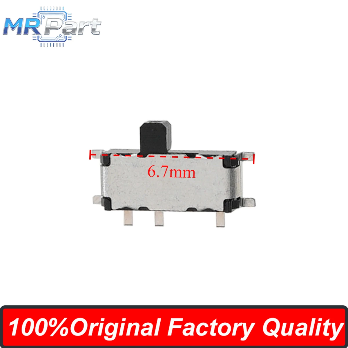 50pieces Original Factory Japan Power Slide Switch SSSS811101 SMD-7P 2 Gear 7 Foot Toggle Switch Side Dial SPDT 0.3A 5VDC