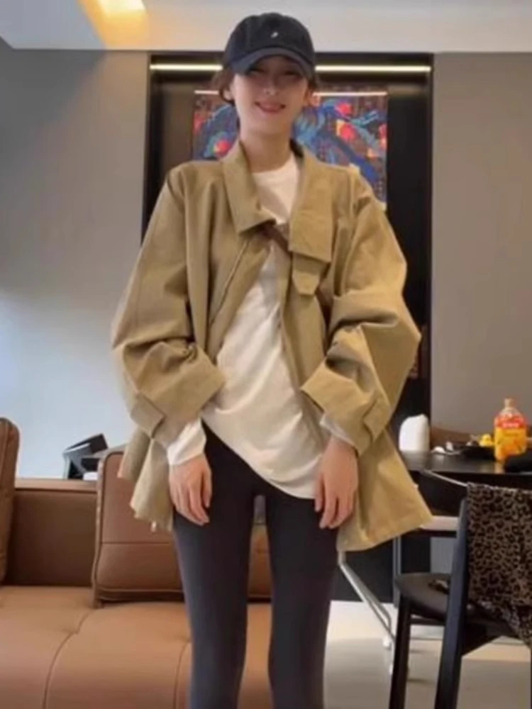 Short Windbreaker Jacket for Women 2025 New Style, Early Spring and Autumn Style, Super Beautiful Korean and Japanese Styles