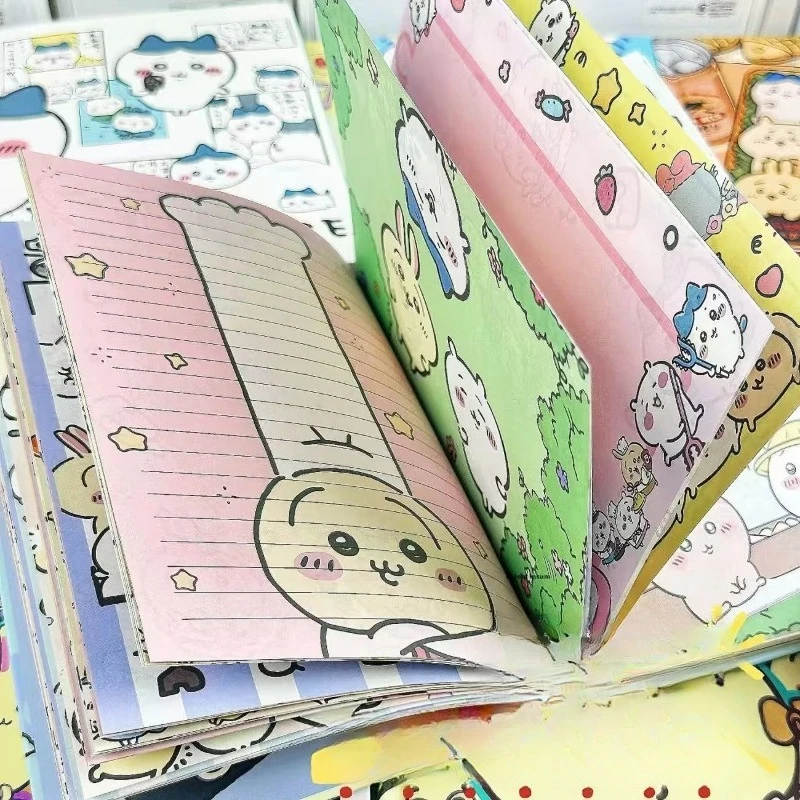 

MINISO Chiikawa Hachiware Usagi Kawaii аниме мультфильм блокнот A5 Soft Shell хороший вид книга нарисованный вручную принт окрашенная сладость
