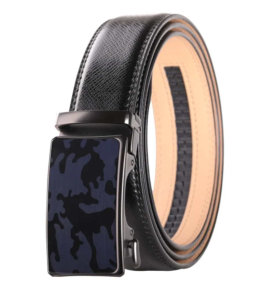 Plyesxale Designer ceintures hommes haute qualité ceinture homme ceinture en cuir hommes 2025 boucle automatique ceinture marron cinto masculino B53