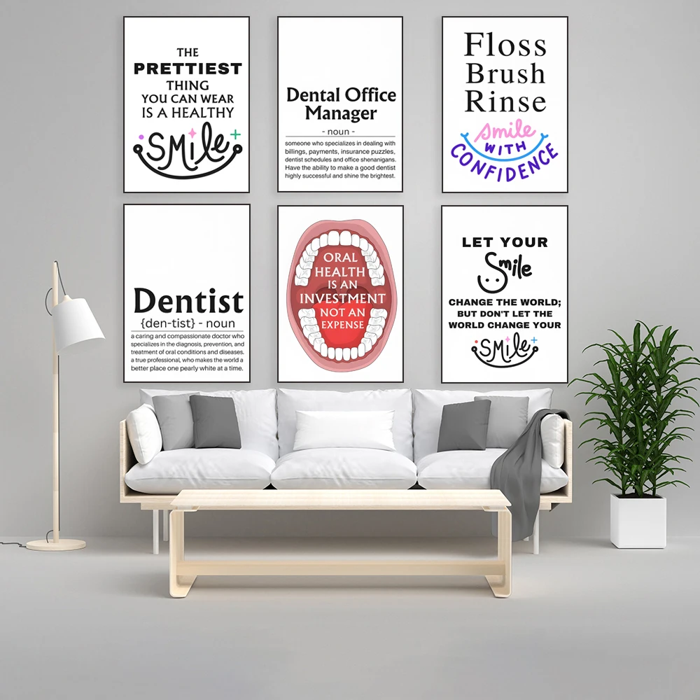 Dental art, dental assistant, dentist decoration, smile quote dental prints, dentist quote dentist posters, dental dentist gifts