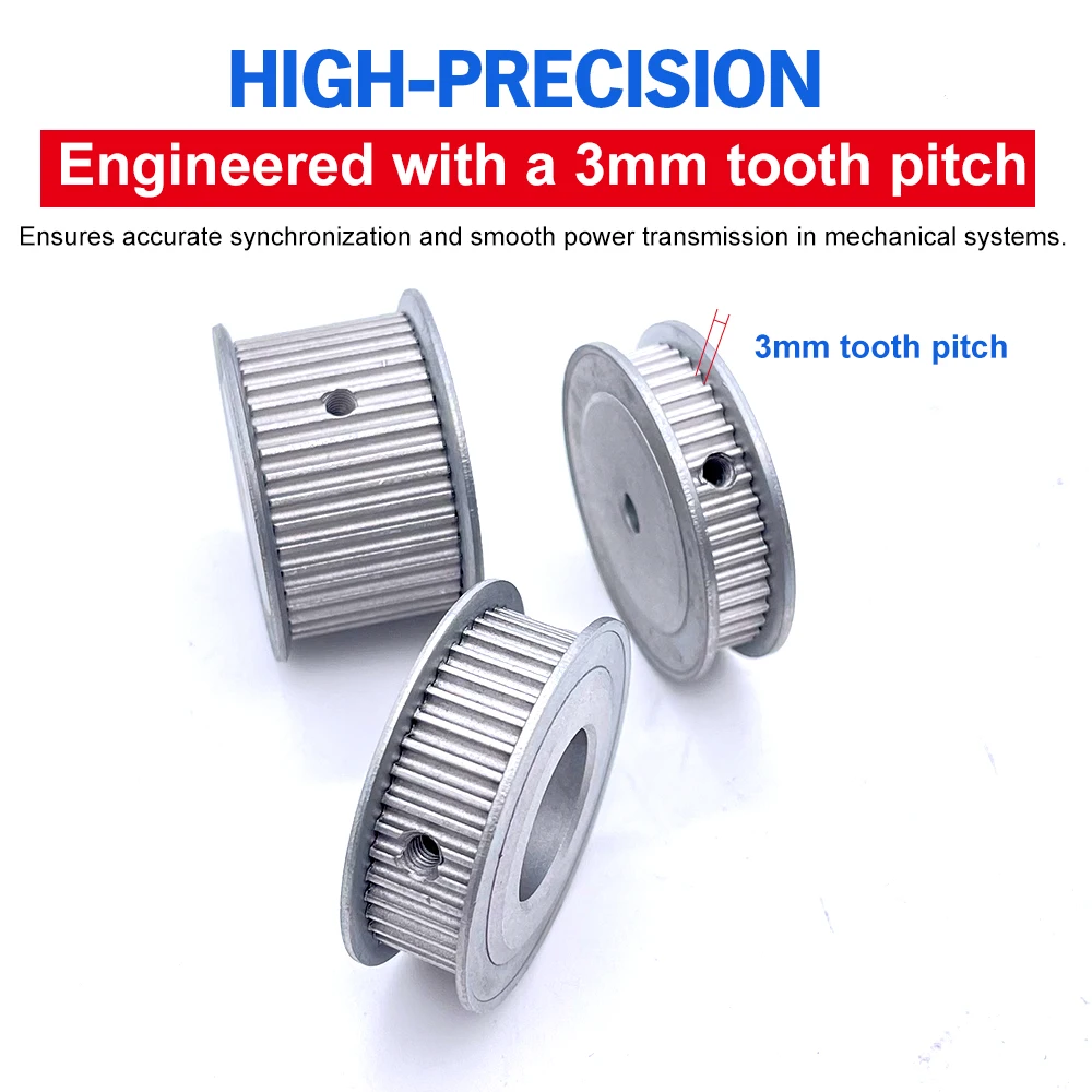 3M Pulley 20T 24T 30T HTD 3M Timing Pulley 20Teeth 24Teeth 30Teeth Belt Width 6/10/15/20mm HTD 3M Synchronous Wheel