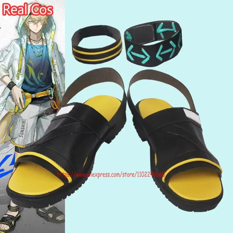 

RealCos Arknights Tequila обувь для косплея ботинки сандалии Хэллоуин карнавальный костюм для косплея реквизит