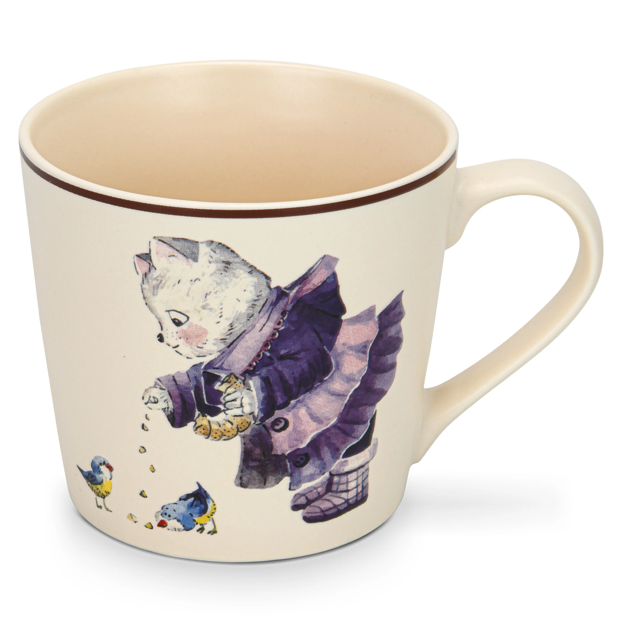 

New Bone Porcelain Mug 400ml Cute Ceramic Cup Coffee Cups Milk Cup Tea Cup Household Drinking Utensil Funny Birthday Gift