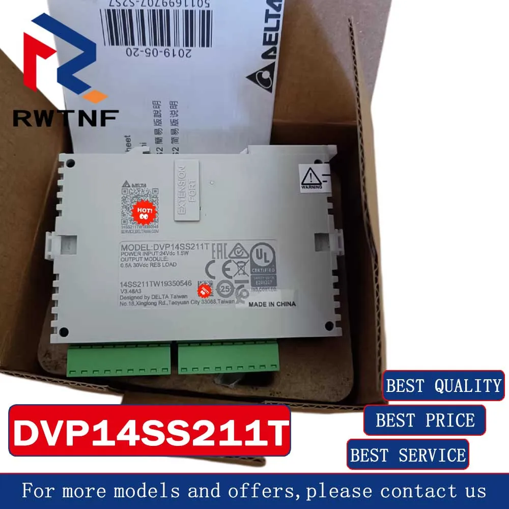 Brand New Genuine DVP14SS211T DVP Series PLC Module Delta Analog Programmable Logic Controller Module 100% original