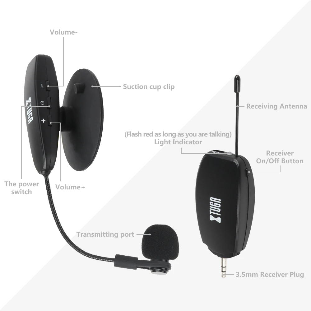 Dieci articoli Microfono a condensatore per sassofono wireless UHF orchestrale serie TLF Xtuga KX per uso di strumenti