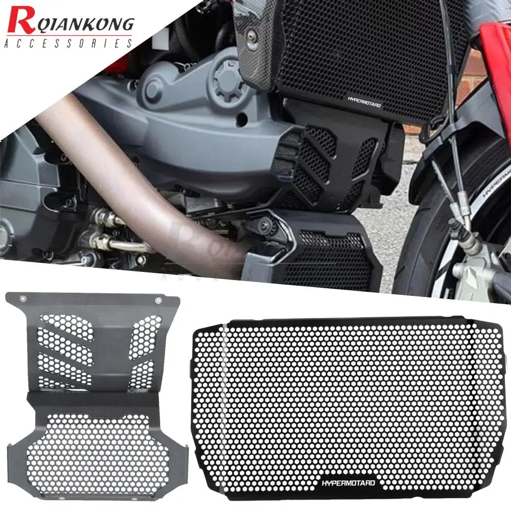 

Radiator Grille Guard Cover Engine Guard Oil Cooler Grill Protect For Ducati Hyperstrada939 Hypermotard 939 939SP 2016 2017 2018