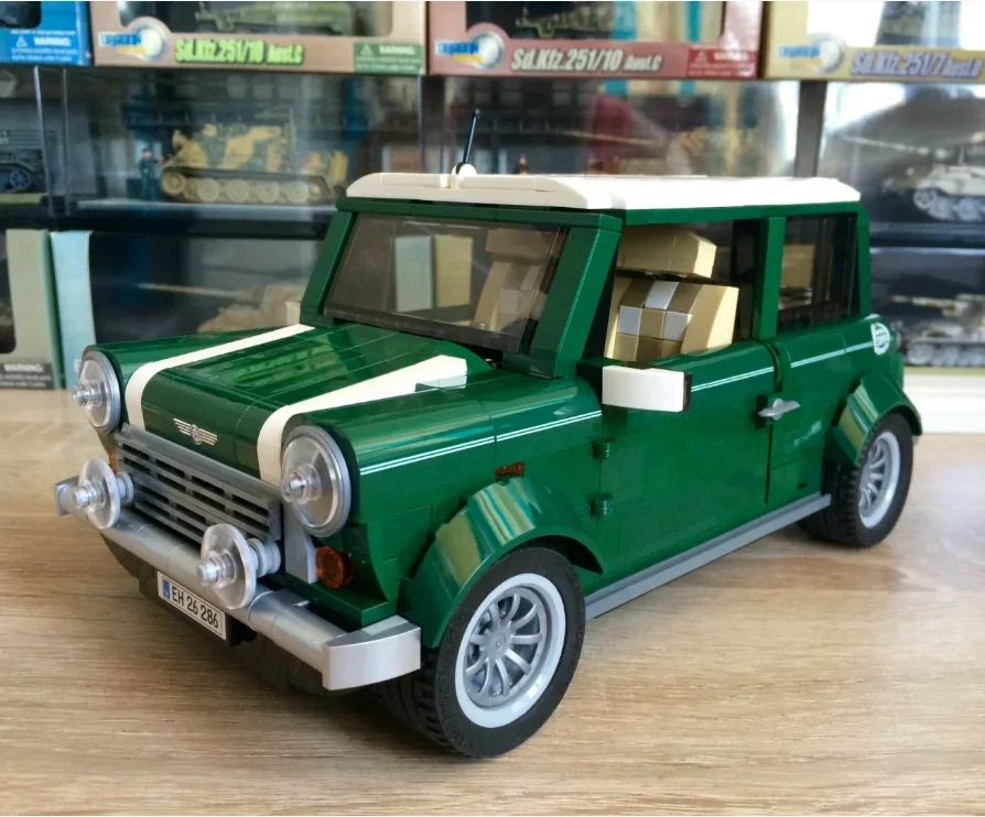 

1077 PCS MINI Cooper Car Compatible With 10242 21002 Building Blocks Bricks Boys Birthday Christmas Girls Toys