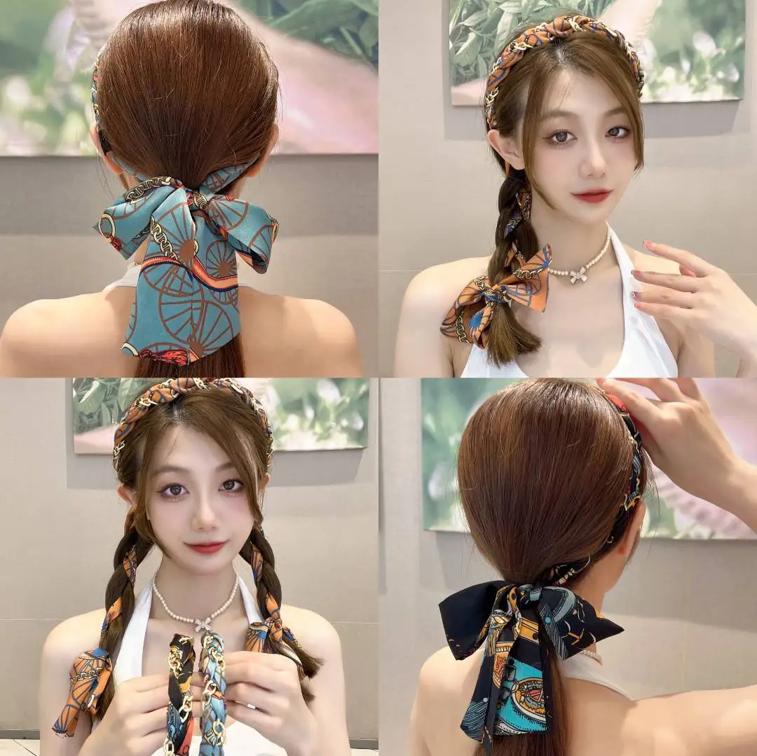 Stylish Bow Streamer One-Piece Headband Hair Tie