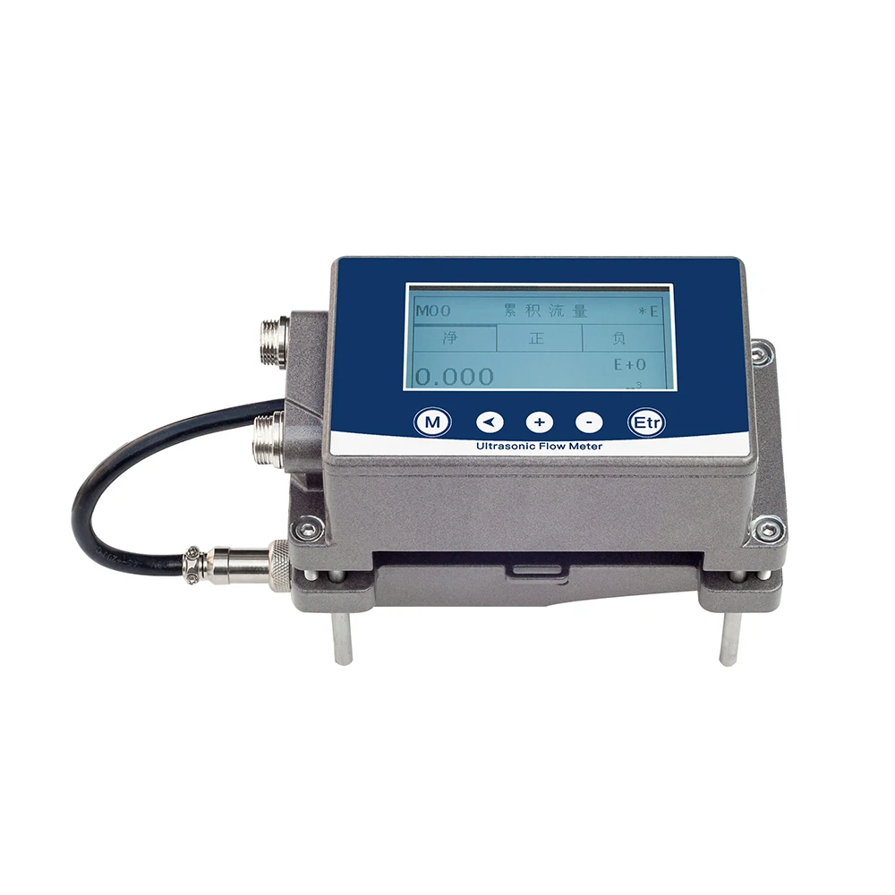 Industrial Time-Difference Type Ultrasonic Flowmeter Flow Watch Used For Stainless Steel Copper PVC And Other Pipes Of DN15~DN40